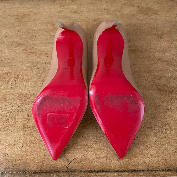Christian Louboutin Blush Patent Leather Heels